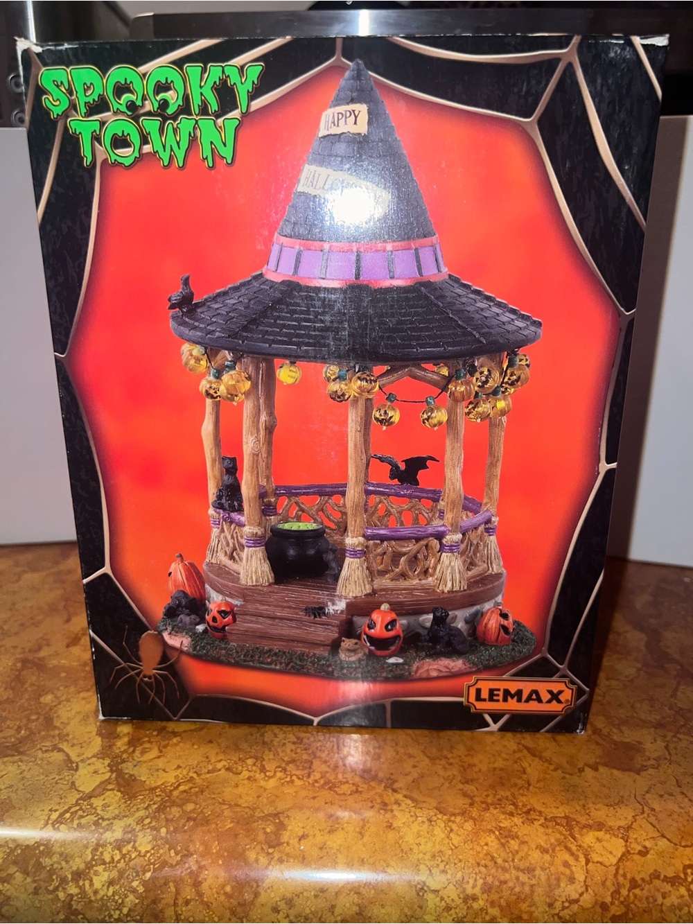 Lemax Spooky Town Witch Gazebo